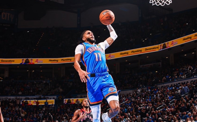 oklahoma city thunderdan ust uste 4 galibiyet raptors q5At8WTT