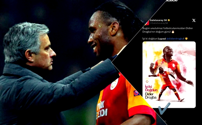 galatasaraydan didier drogbaya kutlama yok