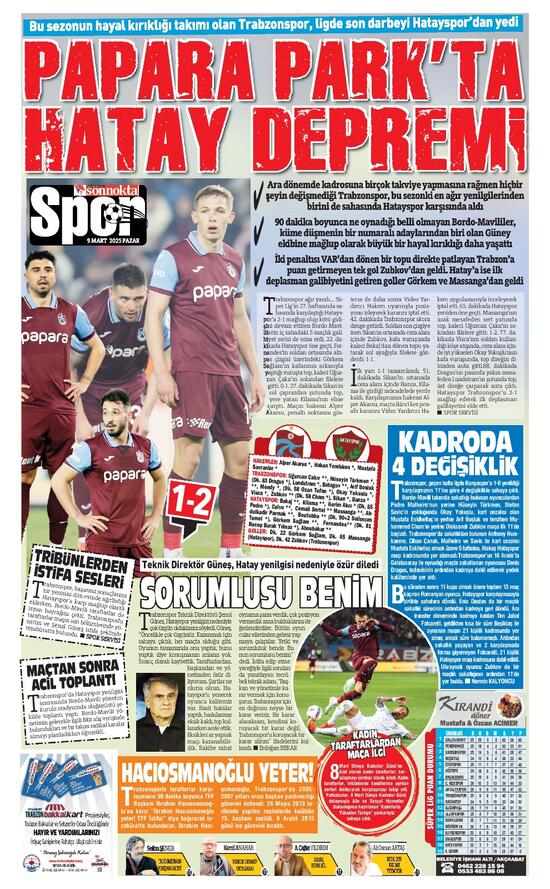 yerel basindan trabzonspora tepki 2