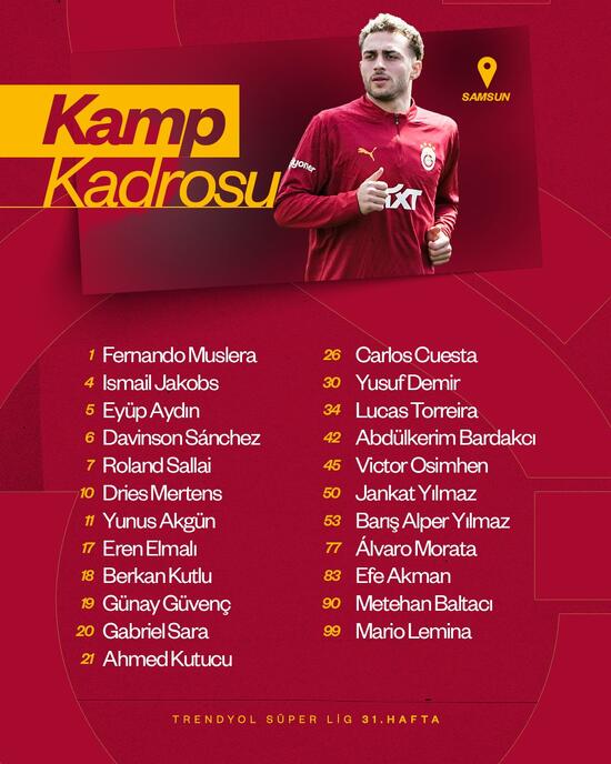 galatasarayin kamp kadrosu aciklandi 0 K8ZU43w7
