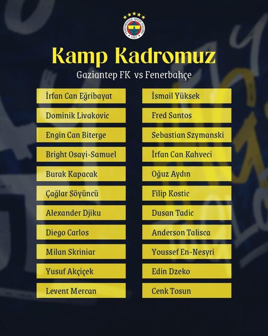 iste fenerbahcenin gaziantep kadrosu 0 Z2jRUl3L