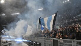 lazio roma derbisinde 13 polis yaralandi 9YQNGamM
