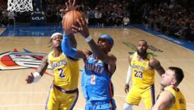 nbade gilgeous alexanderin 42 sayi attigi macta thunder lakersi 136 120 yendi aqbiVukt