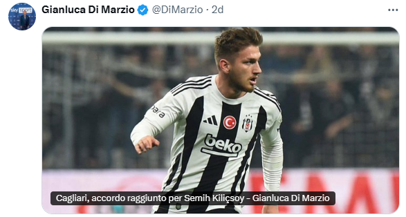 besiktas haberleri semih kilicsoy cagliari ile anlasti shakhtar maci sonrasi 0 wvFhcvEf
