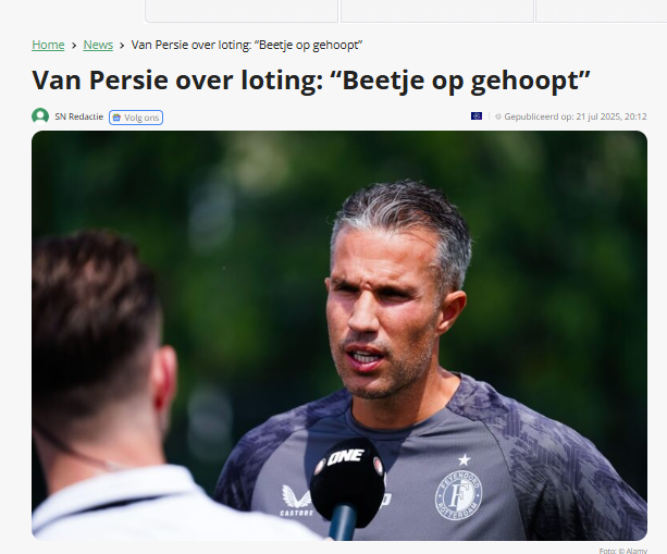 feyenoord teknik direktoru robin van persieden flas kura yorumu fenerbahceyi gorunce 0 DteBBJuC