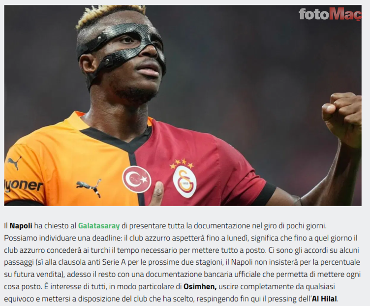 galatasaray haberi osimhen transferinde geri sayim kritik tarih belli oldu 4 7fTgcGik