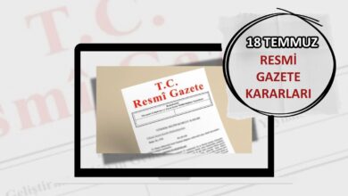 resmi gazetede bugun 18 temmuz 2025 resmi gazete kararlari BtZwTj72