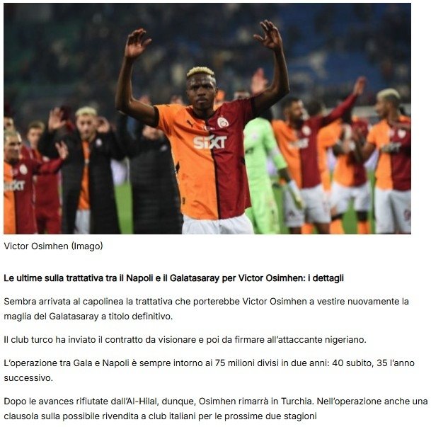 transferde son dakika victor osimhen ve galatasaray 0