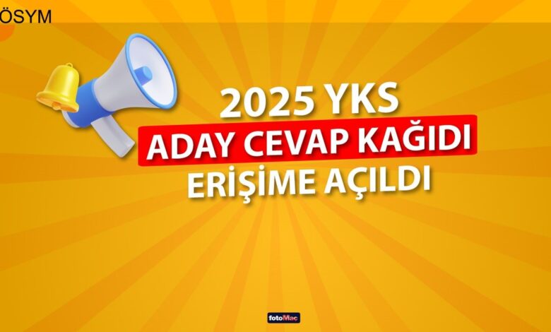 YKS 2025 aday cevapları ve cevap anahtarı | ÖSYM aday cevap kağıdını erişime açtı 1 yks 2025 aday cevaplari ve cevap anahtari osym aday cevap kagidini erisime acti EOBvHvkb