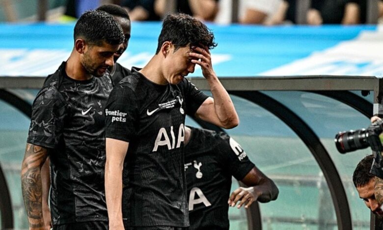 heung min son tottenhama gozyaslari icinde veda etti uSCvOCNB